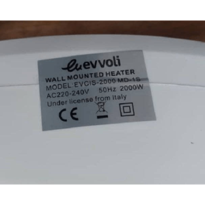 پنل گرمایشی هیتر دیواری ایوولی EVCIS-2000 MD-1S