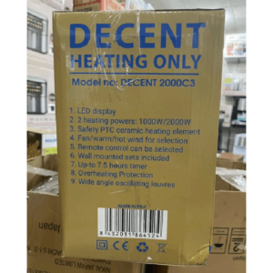 پنل گرمایشی گری Decent 2000C3