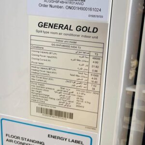 کولر گازی ایستاده جنرال گلد اینورتر GG-GHF48000D NIDA T3