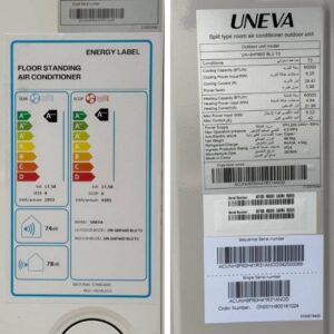 کولر گازی ایستاده یونیوا GG-GHF60000 BLU T3