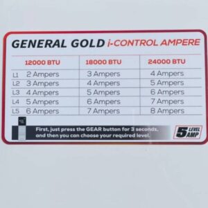 کولر گازی جنرال گلد اینورتر GG-MS12000 DIVA 5