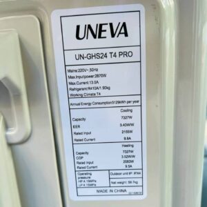 کولر گازی یونیوا UN-GHS24 T4 PRO