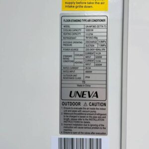 کولر گازی ایستاده یونیوا UN-MF36000 ZETTA
