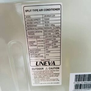کولر گازی یونیوا UN-MS24 LUX