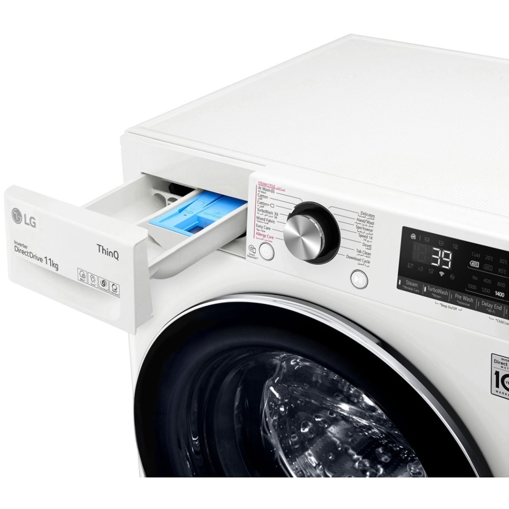 ماشین لباسشویی ال جی 11 کیلوگرمی مدل WR9011BWG - تصویر 5