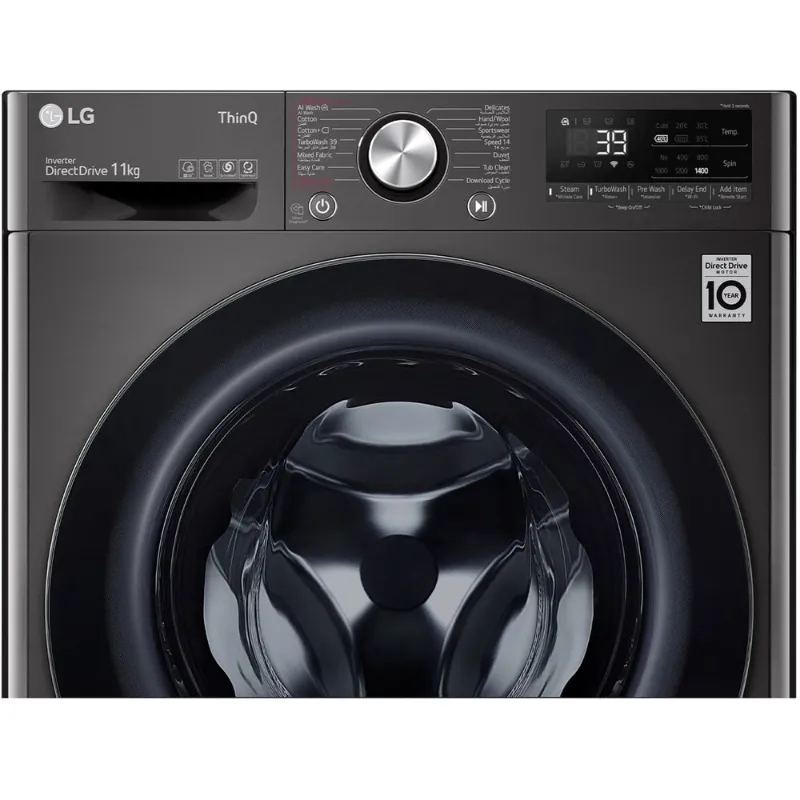 ماشین لباسشویی ال جی مدل WR9011PBG - تصویر 4